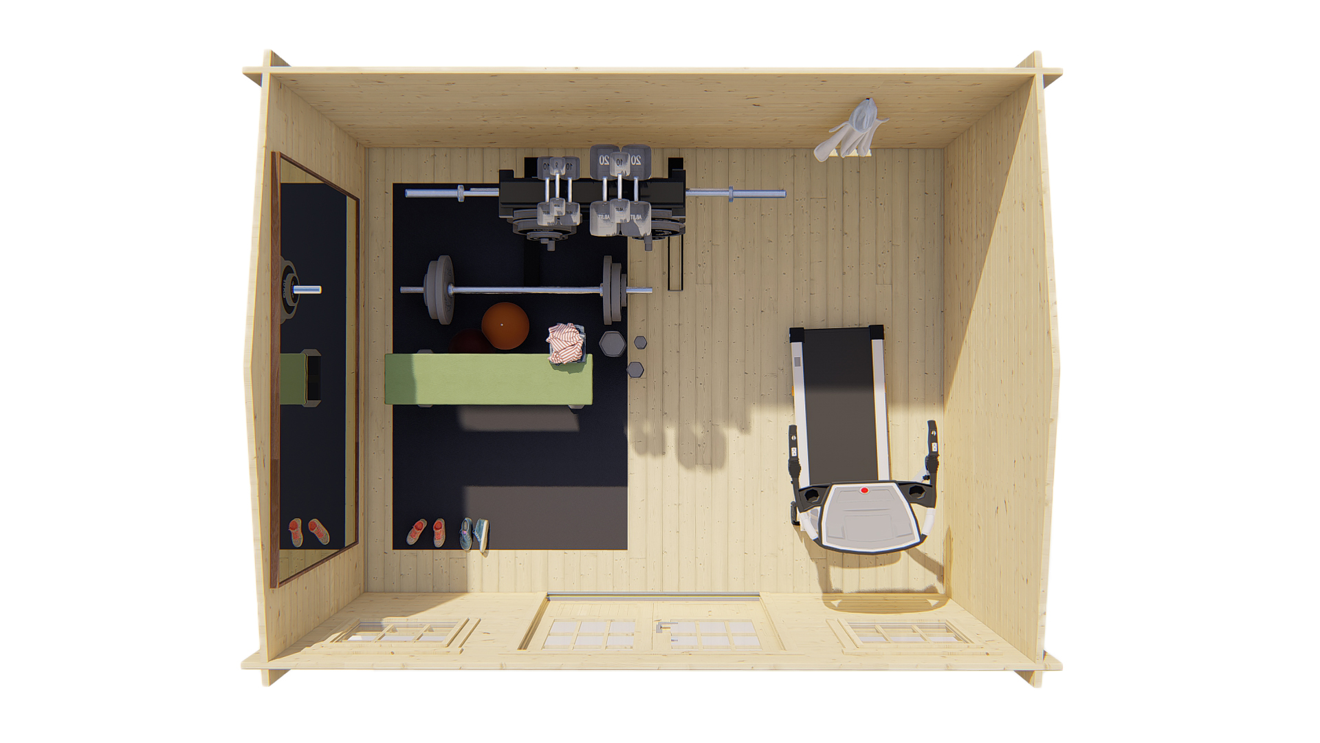 Blokhut - Tuinhuis Jenny | 40 mm | Red Class Wood geïmpregneerd Blokhut - Tuinhuis Jenny | 40 mm | Red Class Wood geïmpregneerd