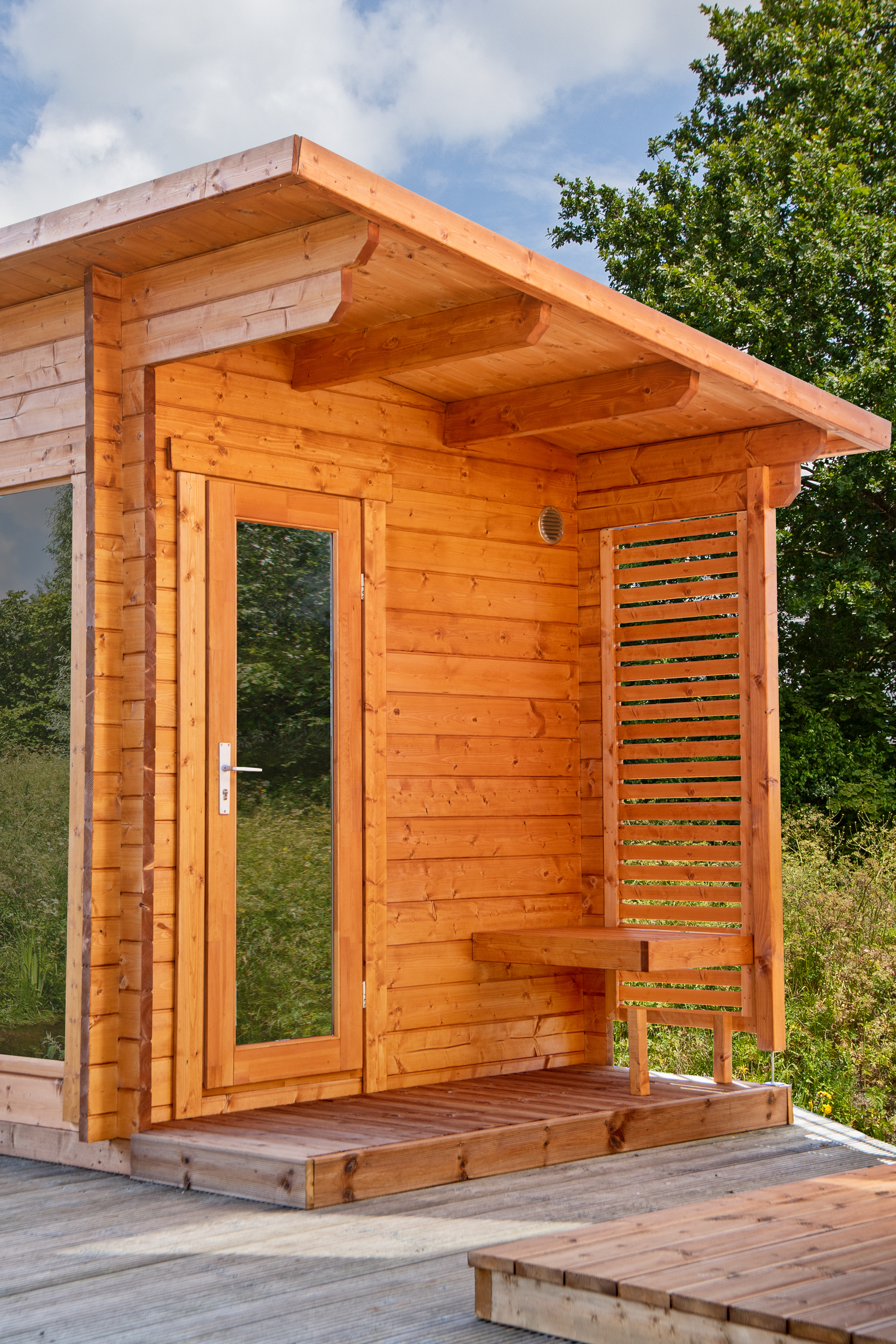 Sauna huis Tampere XL | 70 mm | onbehandeld