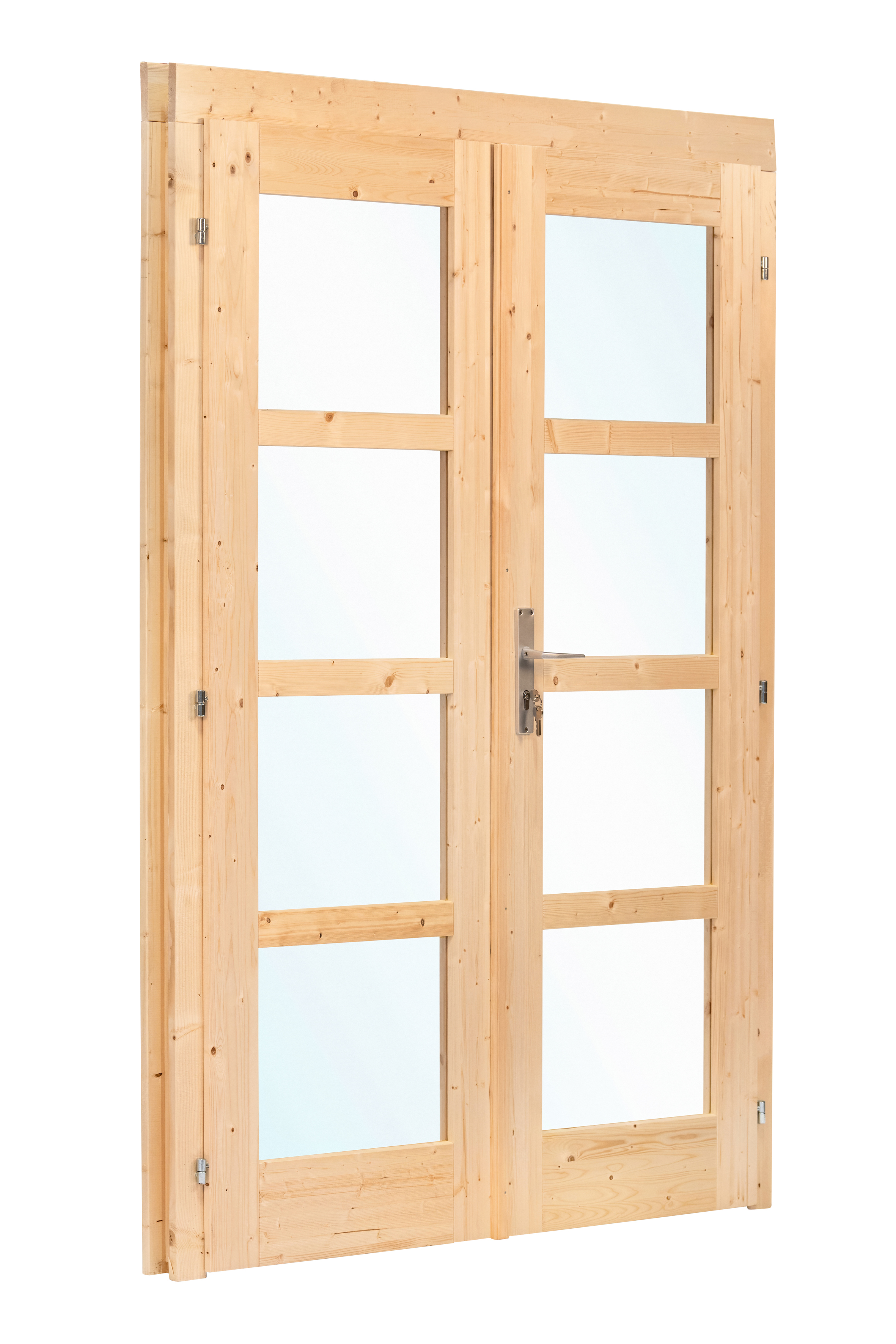 Door double with window D1 AR spruce 150x196cm