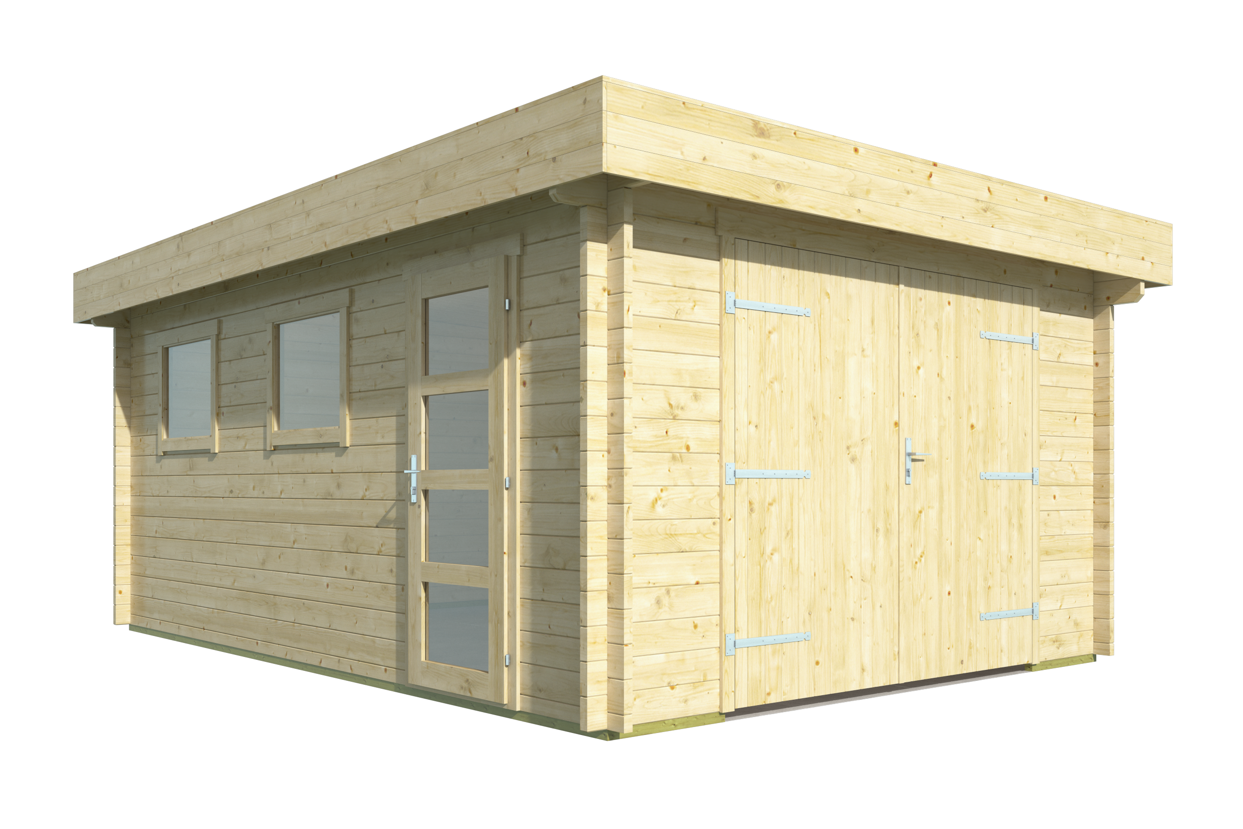 Garage Marketta | 44 mm | vuren Red Class Wood geïmpregneerd