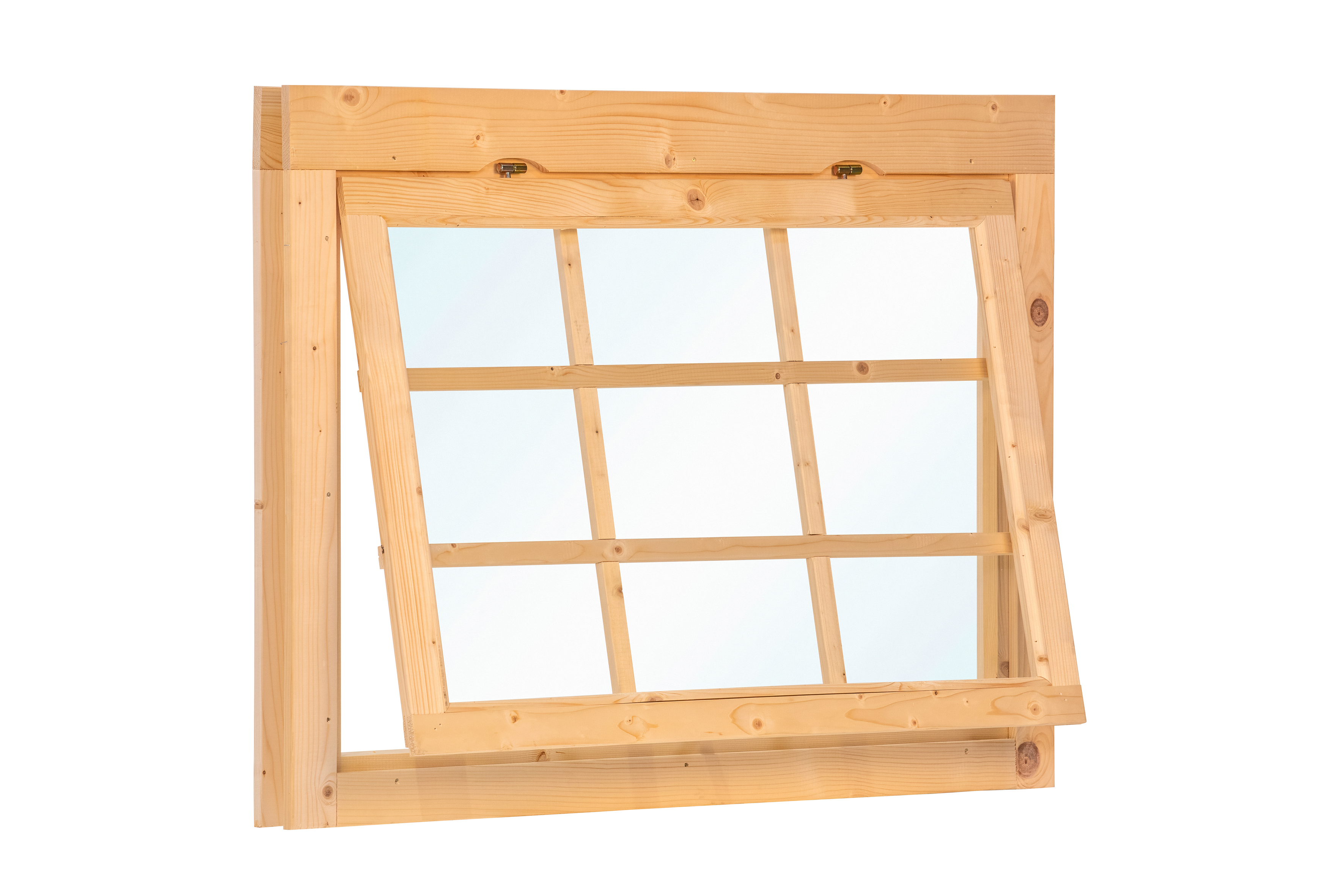 Ausklappbares Fenster W2 5 119,5 x 87,0 cm unbehandelt