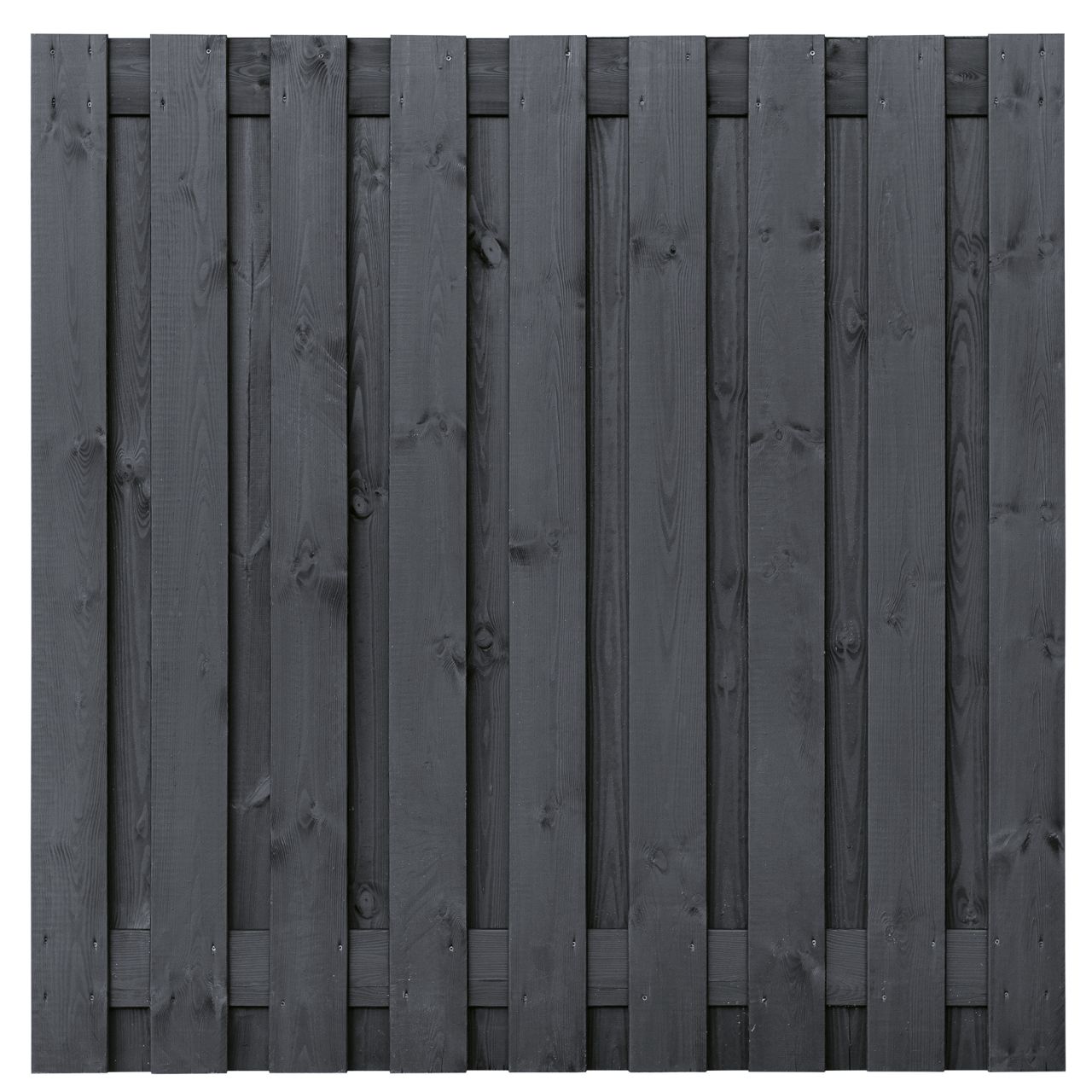 Tuinscherm Grenen Zwart Gespoten Planks Koblenz X Cm Tuindeco Com